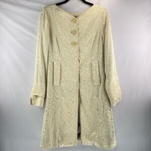 Tulle Dress Coat Size L